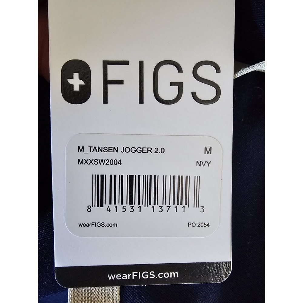 FIGS Tansen Jogger 2.0 Navy Pants Men Size Medium NWT Drawstring - Picture 12 of 13